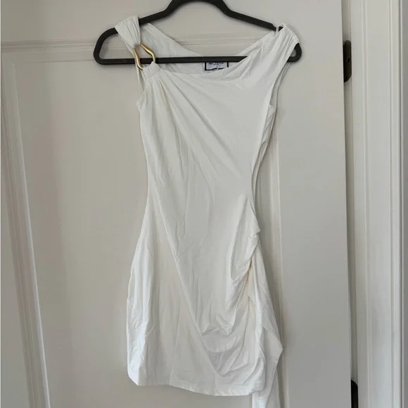 Jasmine White Mini Dress - Picture 3 of 6